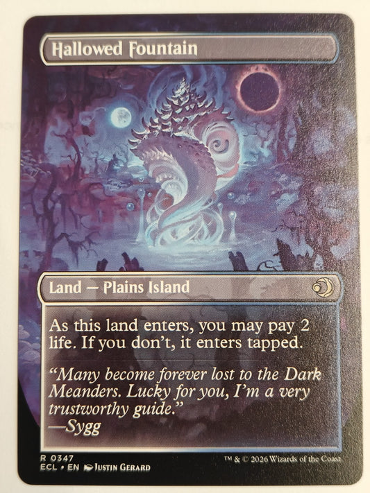 Hallowed Fountain (Borderless) Lorwyn Eclipsed - Non-Foil #0347 NM ENG MTG