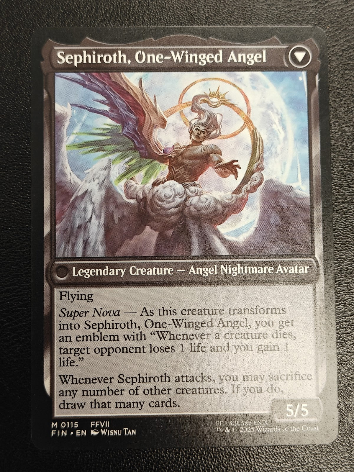 MTG Sephiroth, Fabled SOLDIER 115 Universes Beyond: Final Fantasy Regular