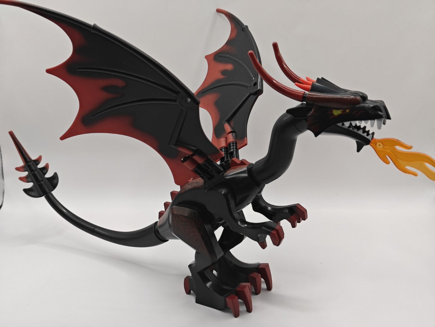 NEW Castle Fantasy Era - Black Dragon Custom Lego Minifigure 7094 King's Castle