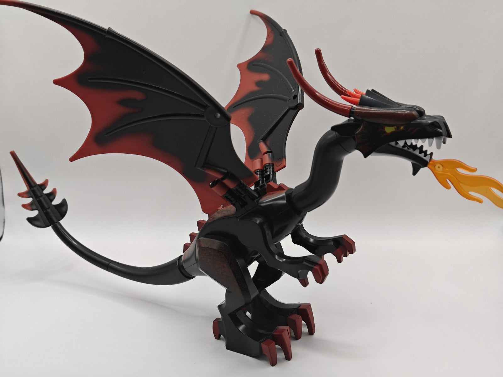 NEW Castle Fantasy Era - Black Dragon Custom Lego Minifigure 7094 King's Castle