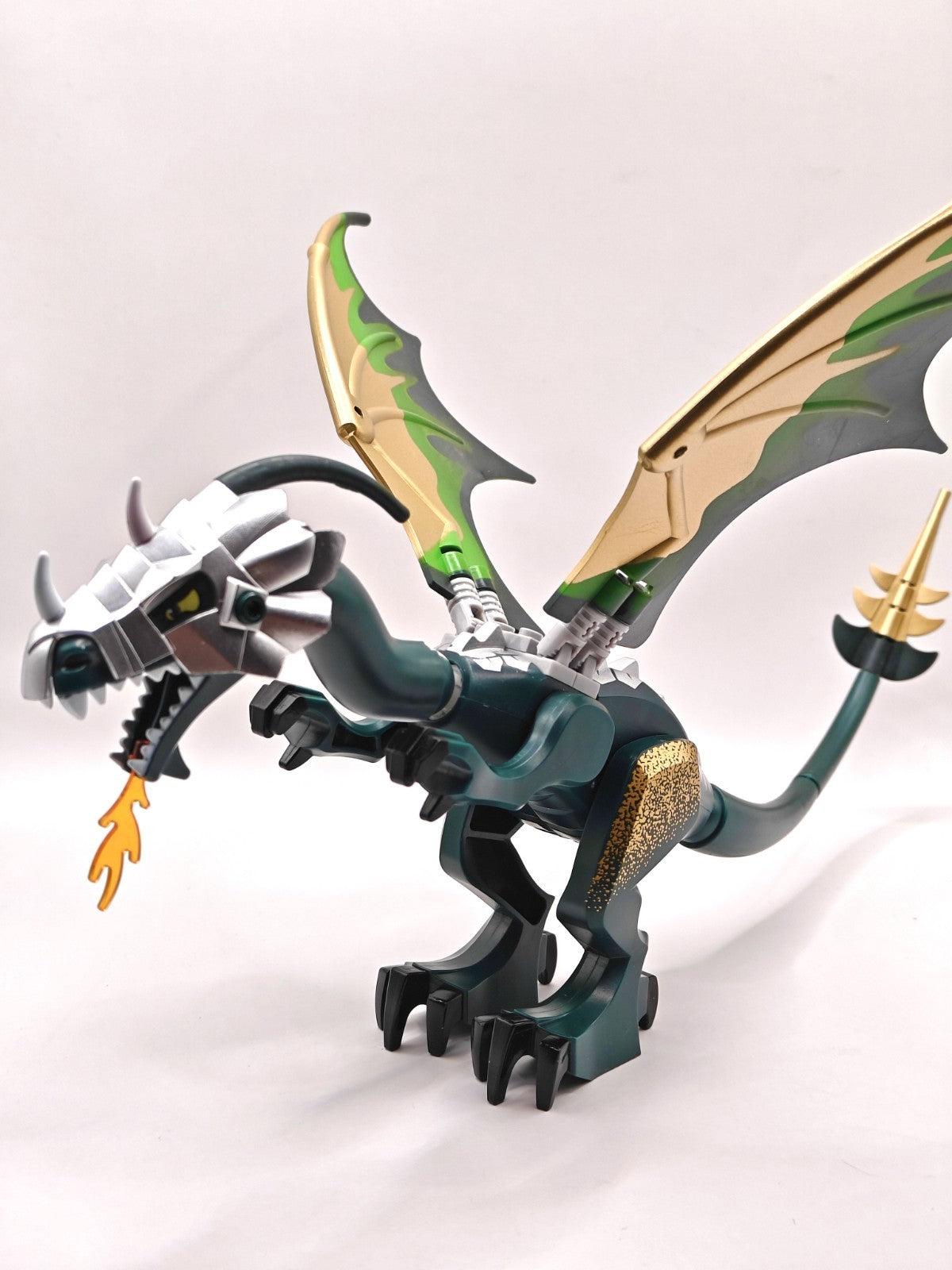 NEW Castle Fantasy Era - Green Dragon Custom Lego Minifigure 7048 Troll Warship
