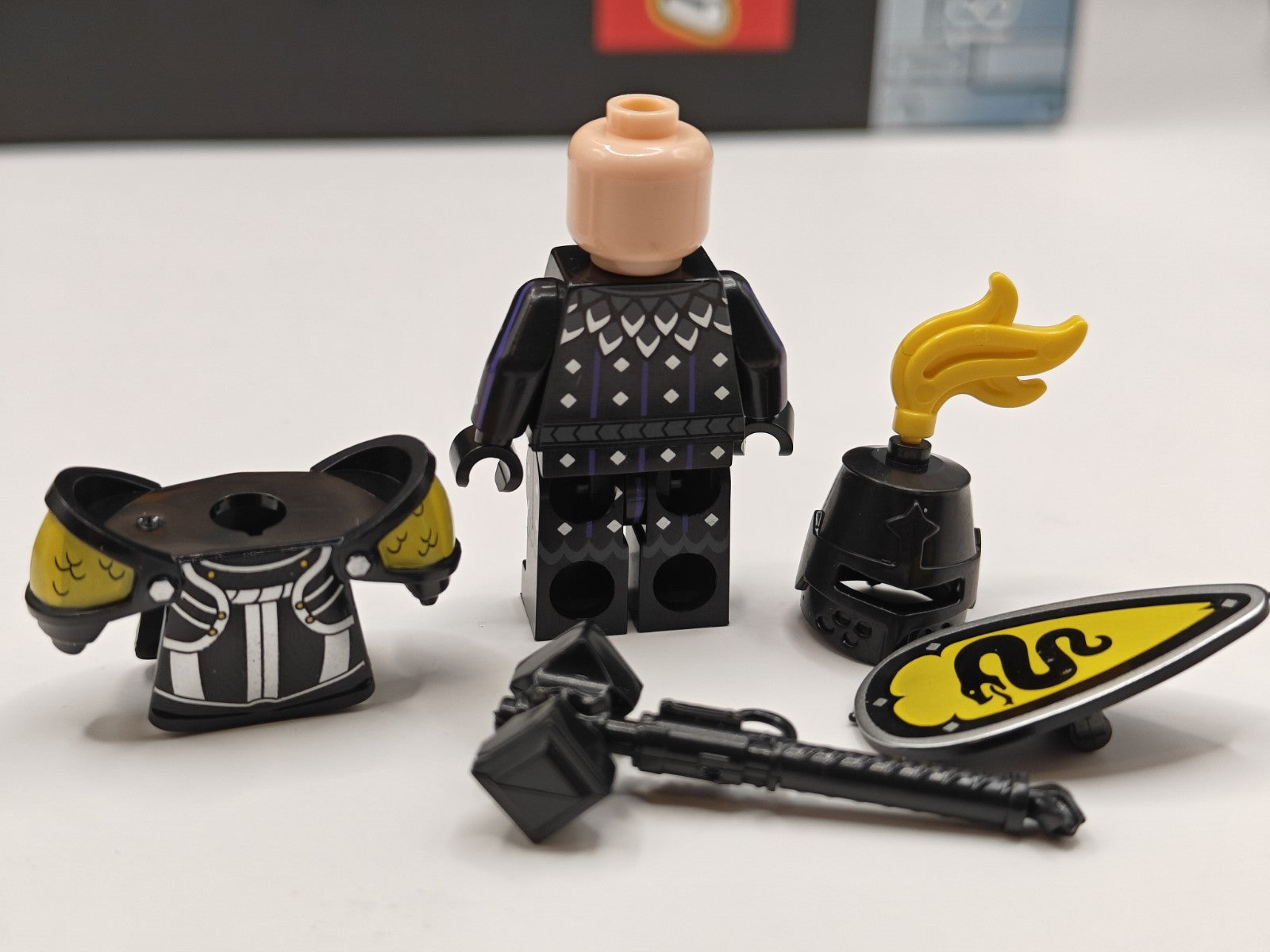 NEW Castle Armored Serpent Knight Custom Lego Minifigure Medieval Tournament