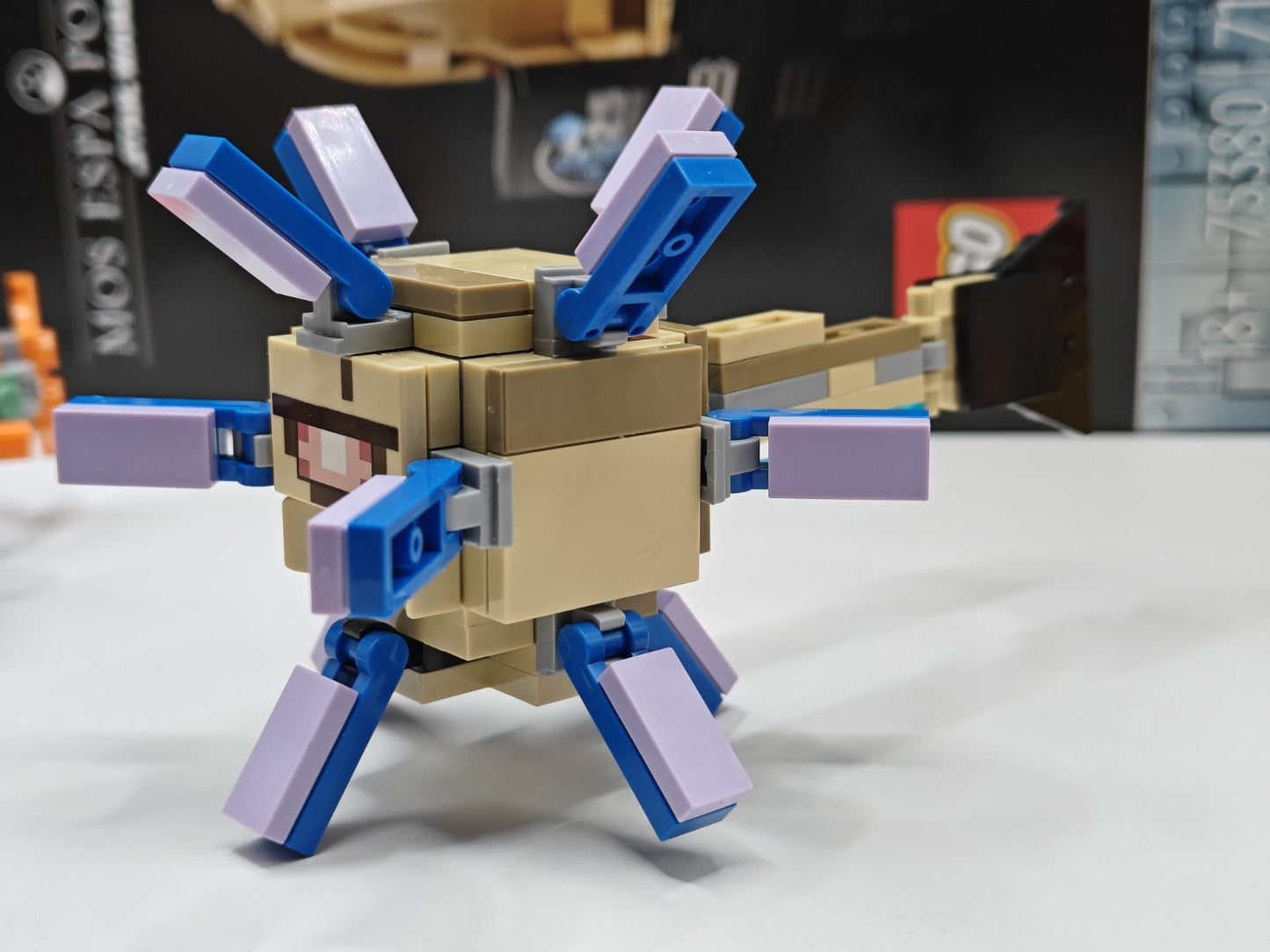 NEW LEGO Minecraft: Elder Guardian & Guardian Figures 21180 The Guardian Battle