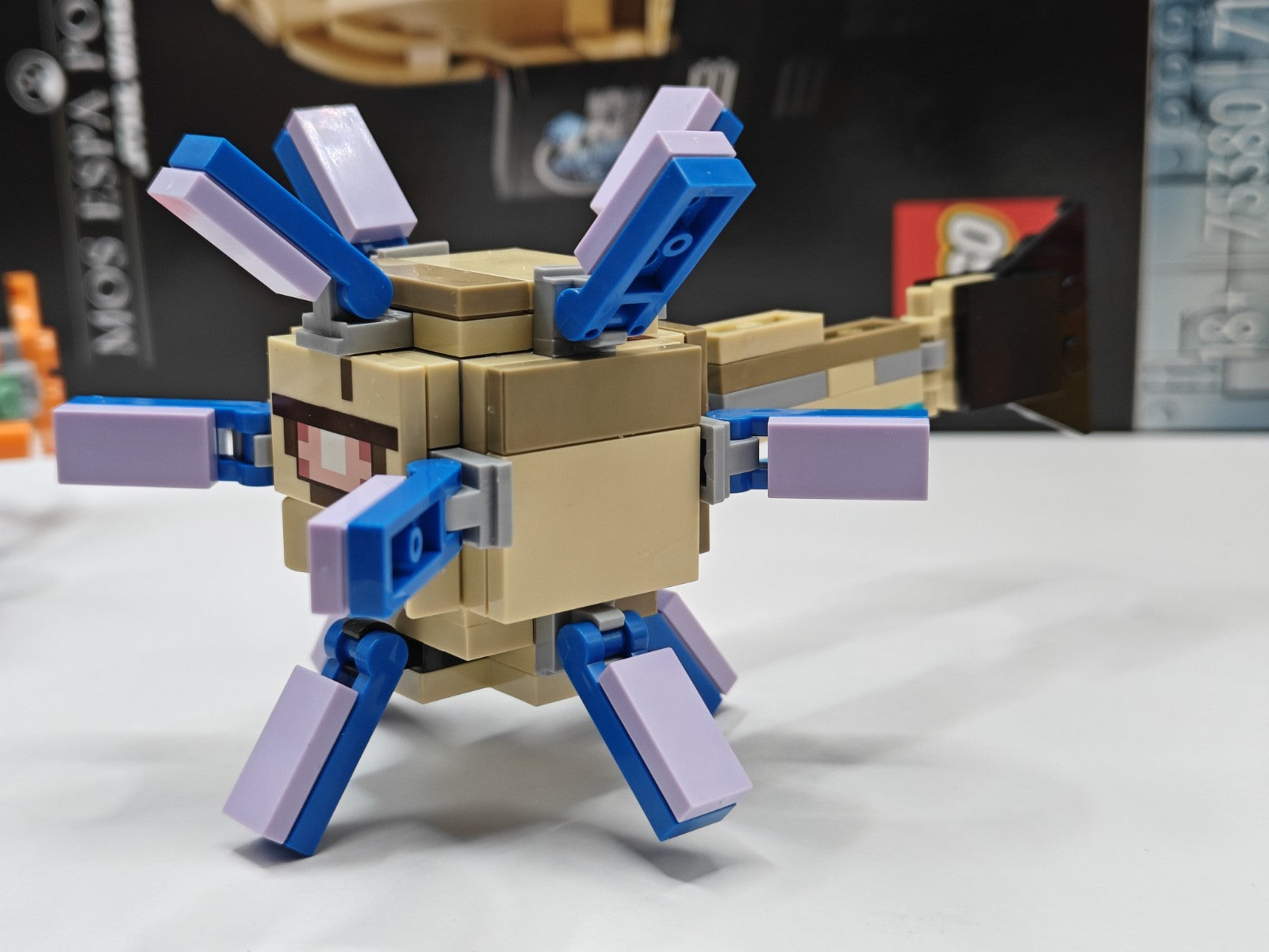 NEW LEGO Minecraft: Elder Guardian & Guardian Figures 21180 The Guardian Battle