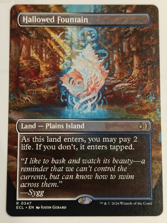 Hallowed Fountain (Borderless) Lorwyn Eclipsed - Non-Foil #0347 NM ENG MTG