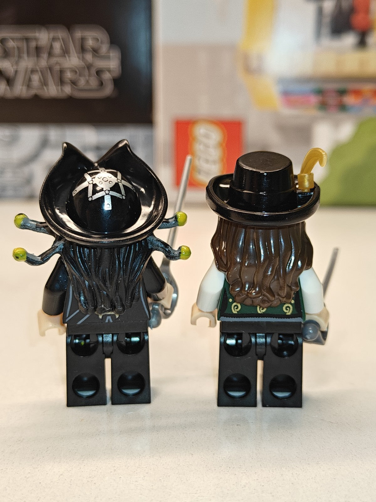 Pirates of the Caribbean Blackbeard & Angelica Custom Lego Minifigure Queen Anne