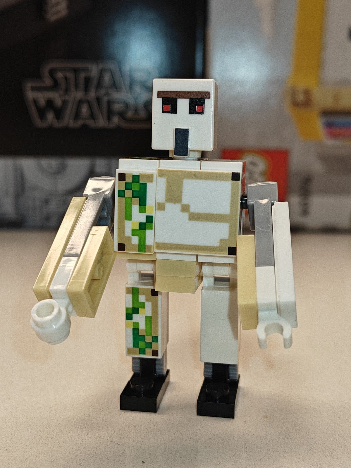 NEW Lego Minecraft: Iron Golem Minifigure Tow Ball Arm 21123
