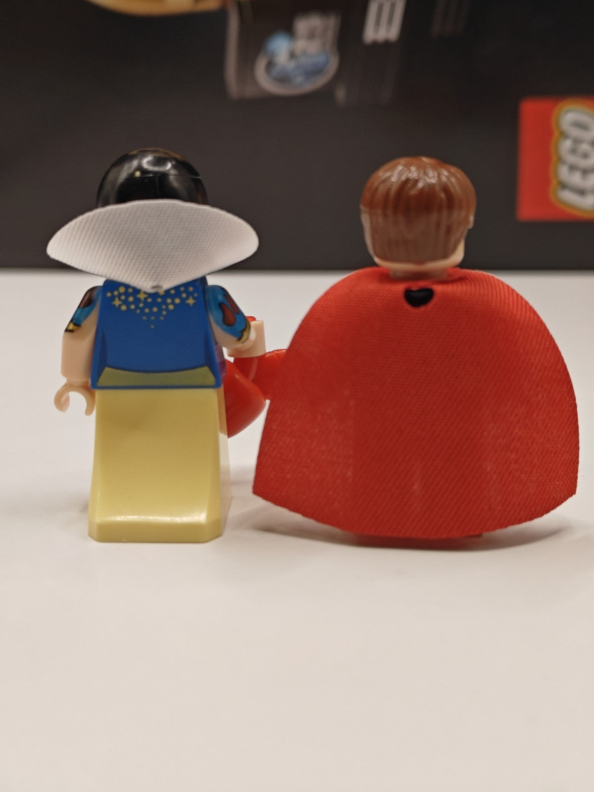 NEW Disney Snow White And Prince Florian Custom Lego Minifigures 43222 43242