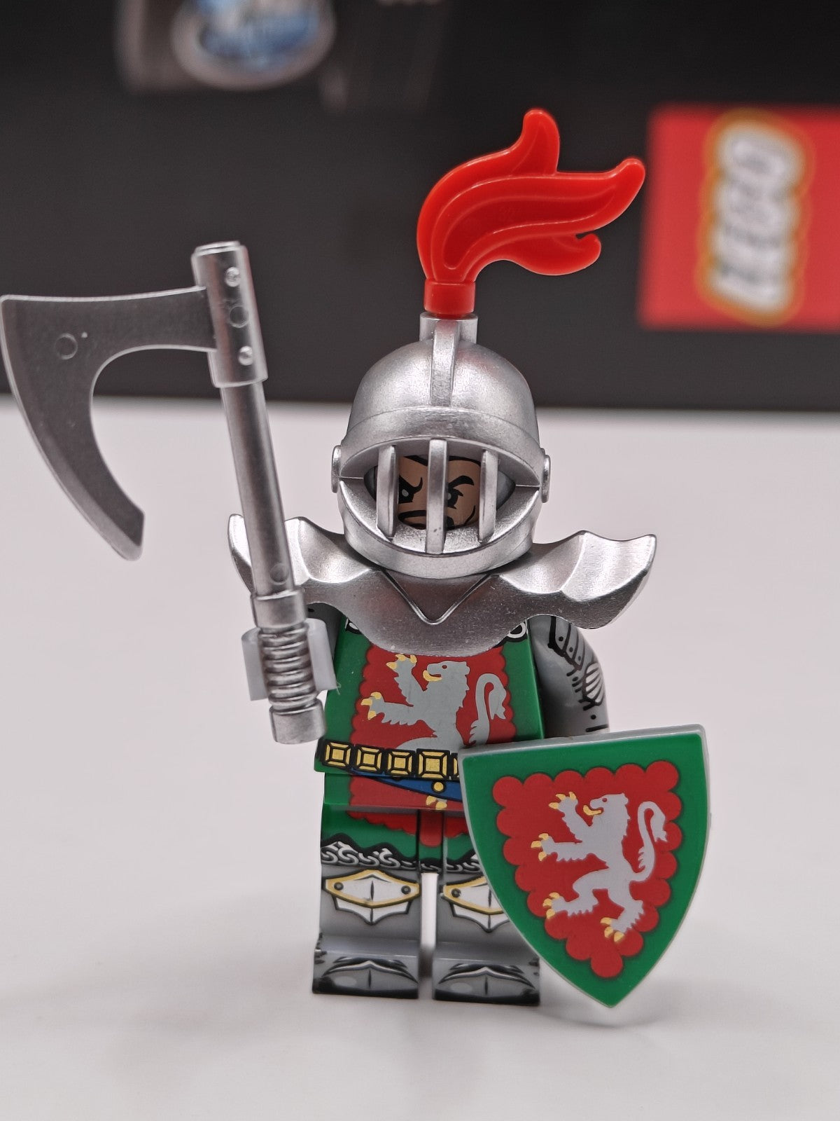 NEW Castle Tournament Dueling Knights Custom Lego Minifigure Set Lion Crest