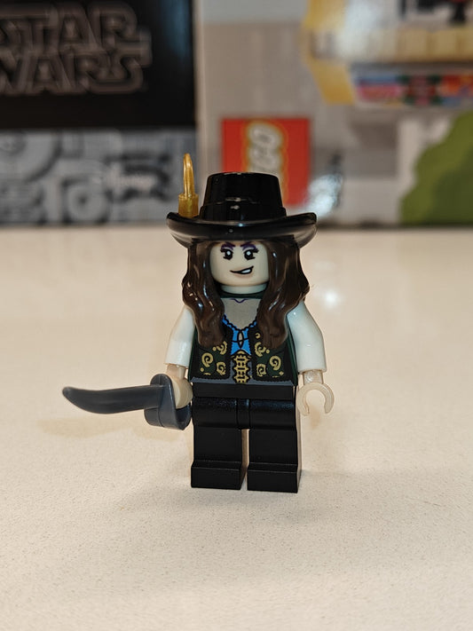 Pirates of the Caribbean Angelica Teach Custom Lego Minifigure Queen Anne 4195