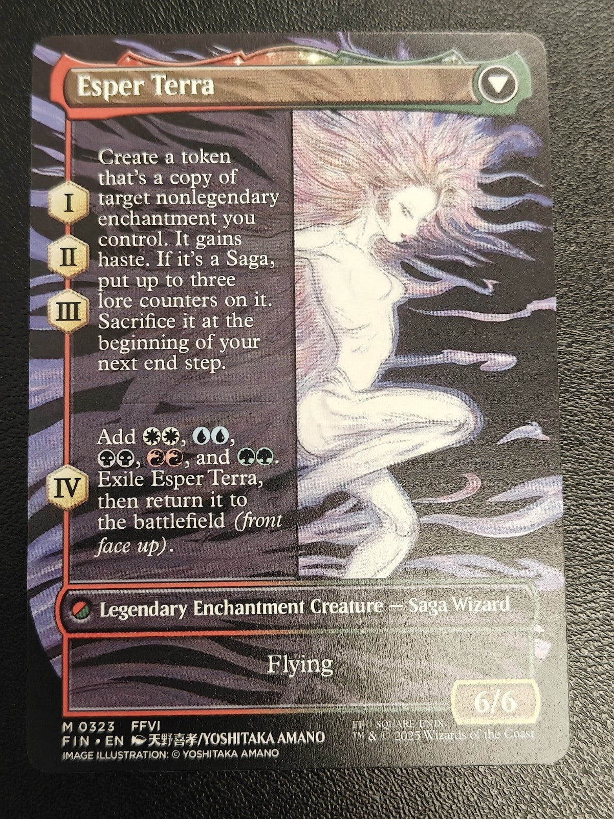 Terra, Magical Adept (Borderless) #0323 Final Fantasy Regular Mythic - NM/M