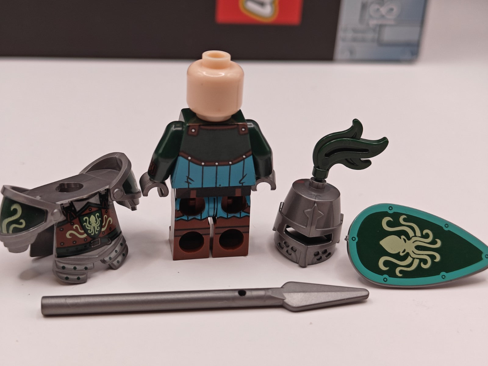NEW Castle Armored Kraken Knight Custom Lego Minifigure Medieval Tournament