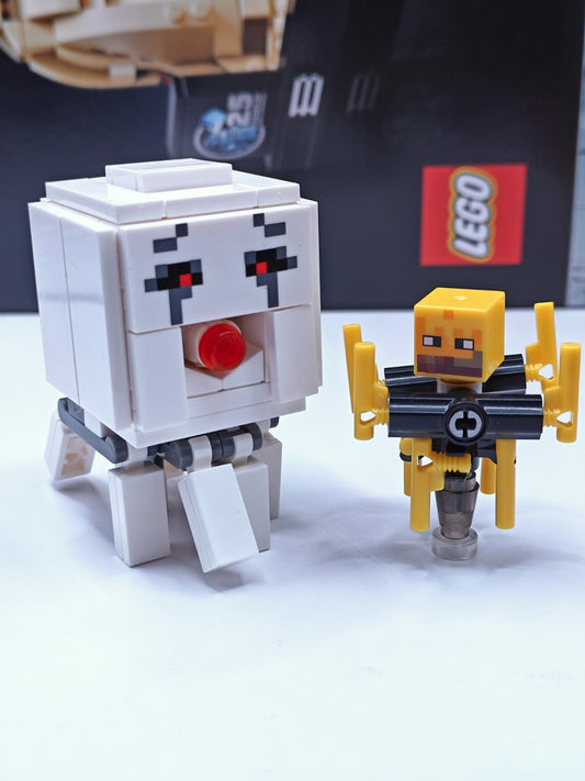 NEW LEGO Minecraft: Ghast & Blaze Minifigures 21122 The Nether Fortress