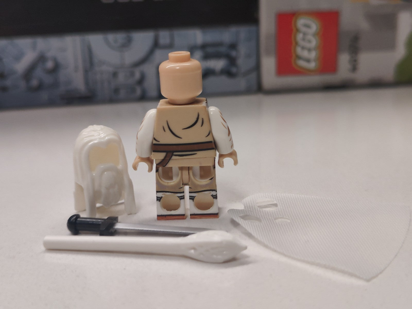 Custom Lego Minifigure, Gandalf The White, Lord Of The Rings