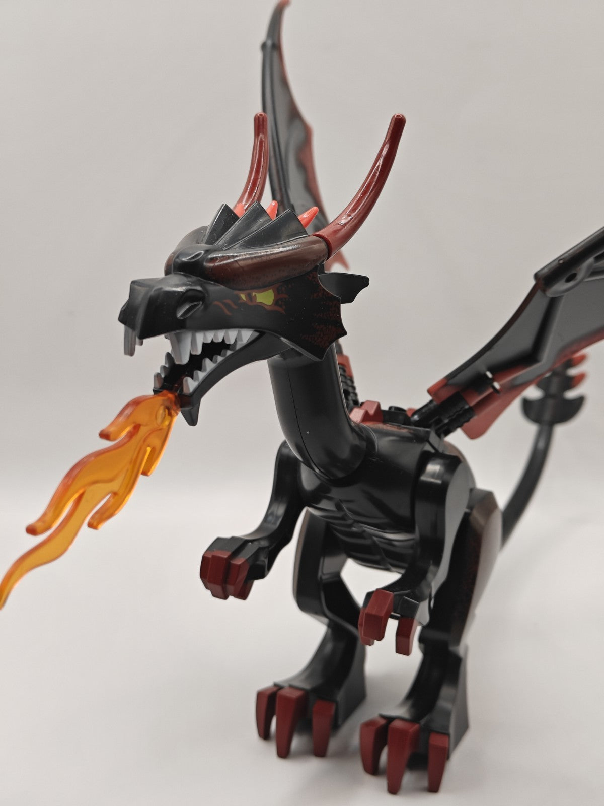 NEW Castle Fantasy Era - Black Dragon Custom Lego Minifigure 7094 King's Castle
