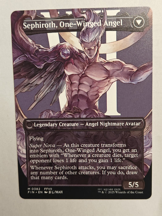 MTG (Borderless) Sephiroth, Fabled Soldier NON FOIL 0382