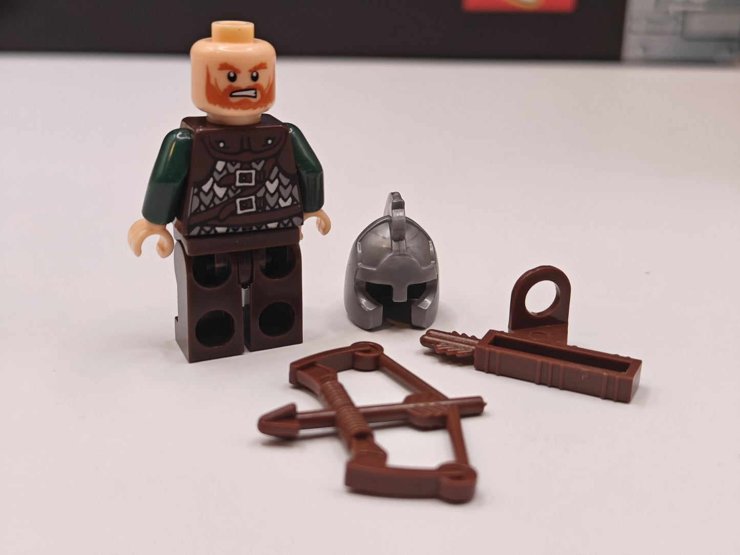 NEW The Lord of the Rings Rohan Soldier Custom Lego Minifigure 9471 Urukhai Army