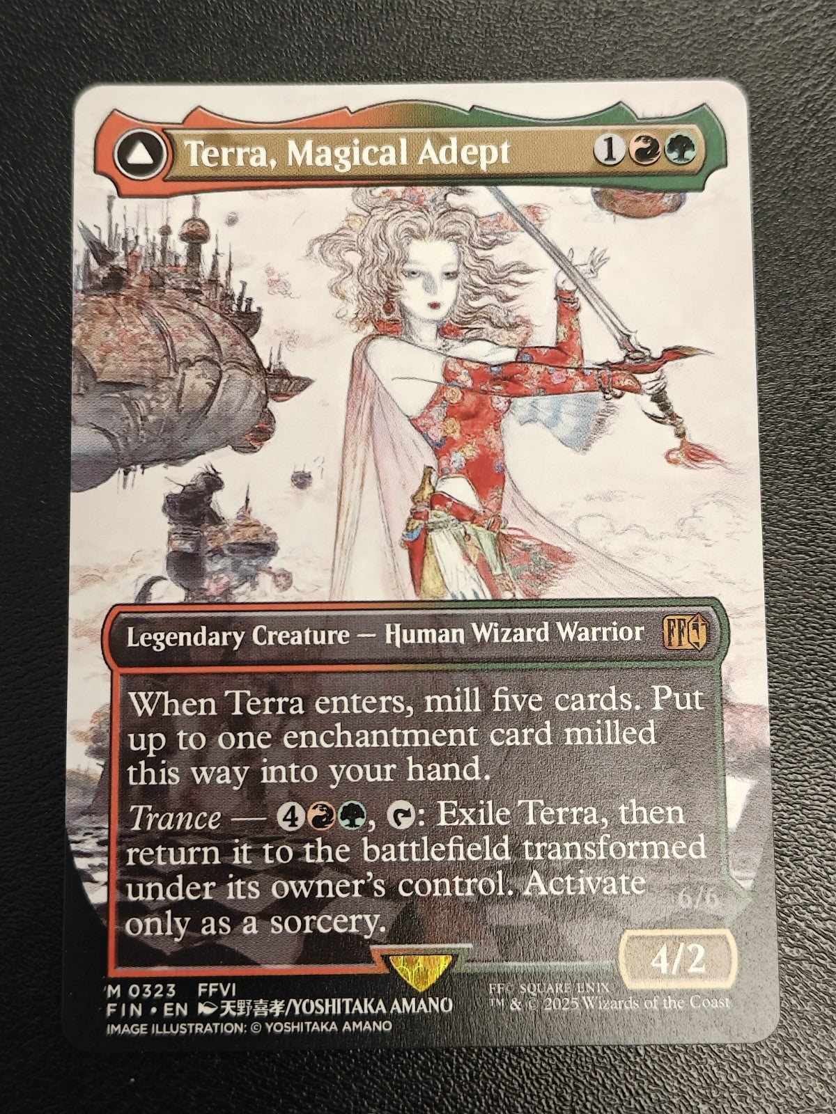 Terra, Magical Adept (Borderless) #0323 Final Fantasy Regular Mythic - NM/M