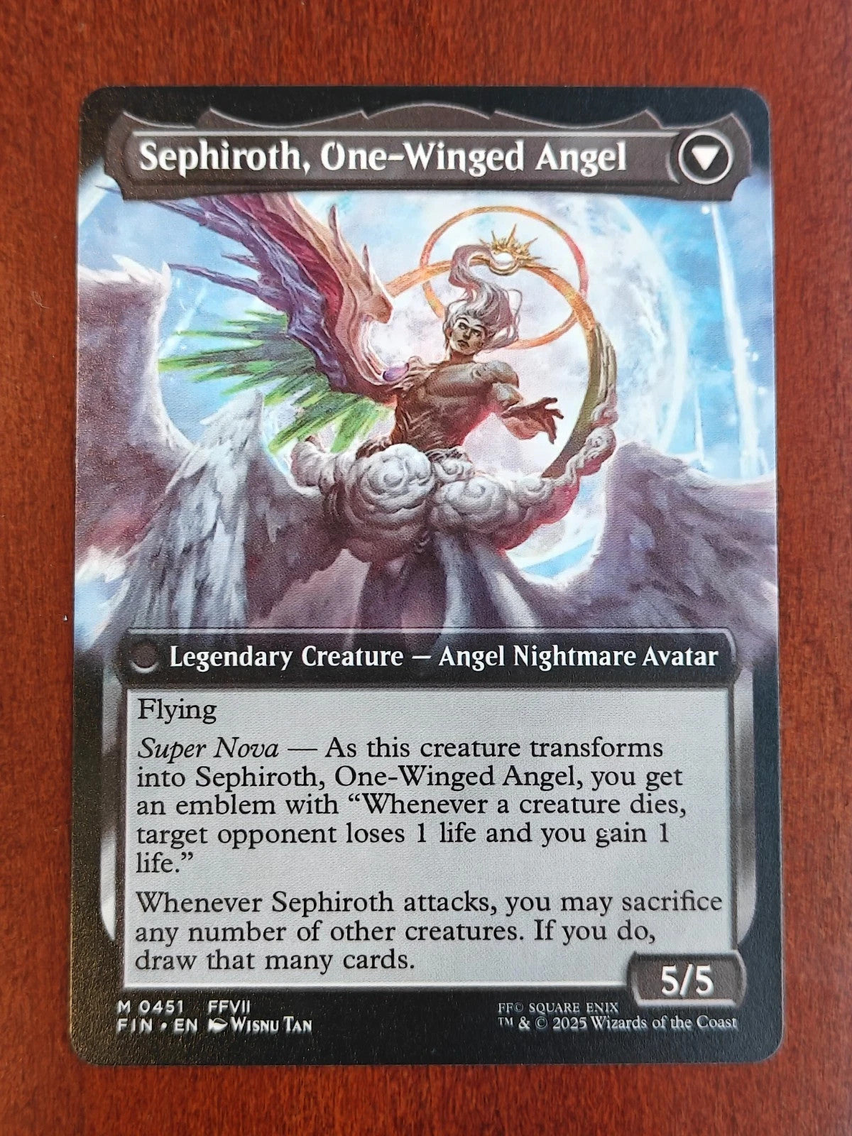 Sephiroth, Fabled SOLDIER (Extended Art) 0451 Final Fantasy Regular MTG NM/M