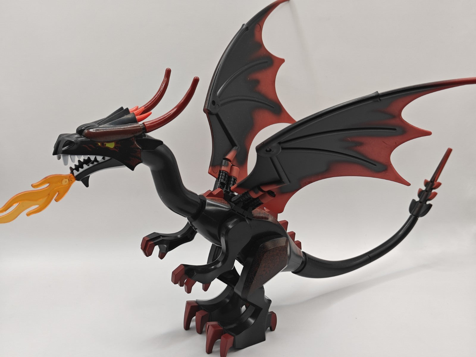 NEW Castle Fantasy Era - Black Dragon Custom Lego Minifigure 7094 King's Castle