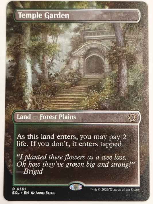 Temple Garden (Borderless) Lorwyn Eclipsed Non-Foil MTG NM