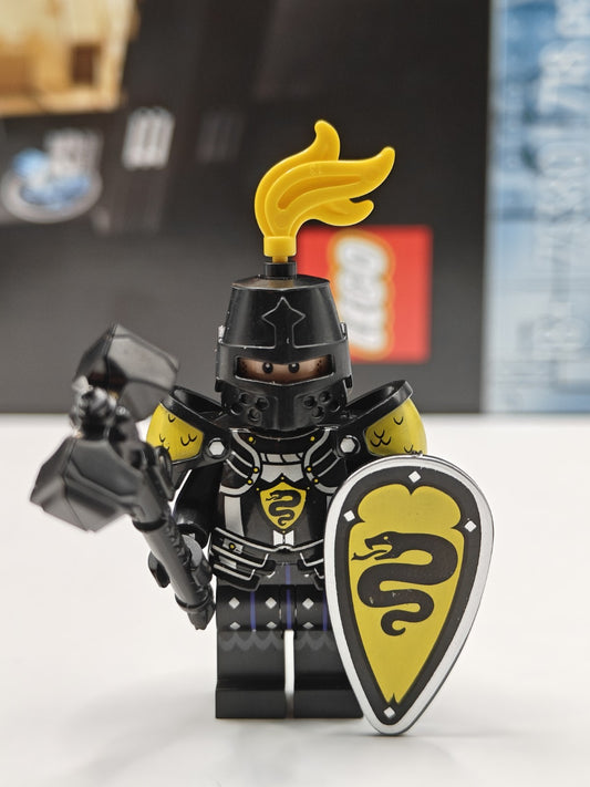 NEW Castle Armored Serpent Knight Custom Lego Minifigure Medieval Tournament