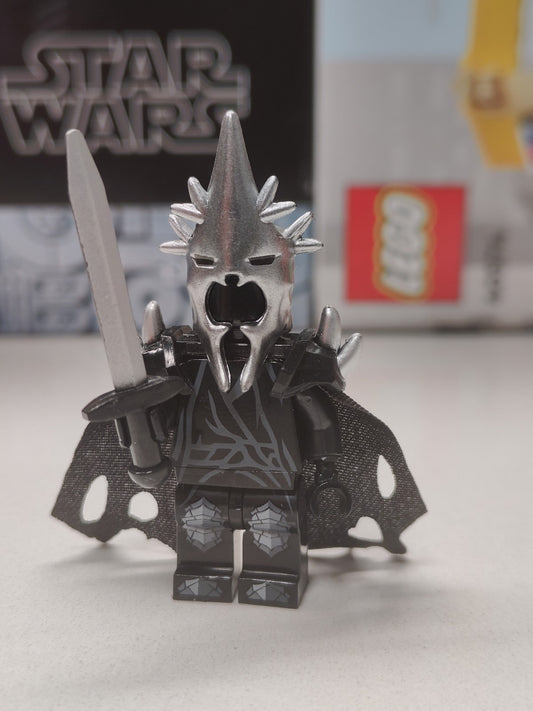 NEW Lord Of The Rings Witch King of Angmar Custom Lego Minifigure w/ Accessories